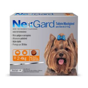 NexGard - Antipulgas e Carrapatos 2 a 4kg - 1 unidade